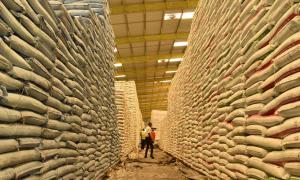Fertilizer at one of our warehouses. 