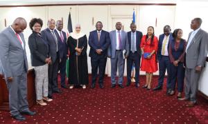 KNTC Directors with the Parent Ministry Cabinet Secretary, Honorable Salim Mvurya, E.G.H
